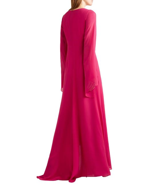 Akris Pink Maxi Dress