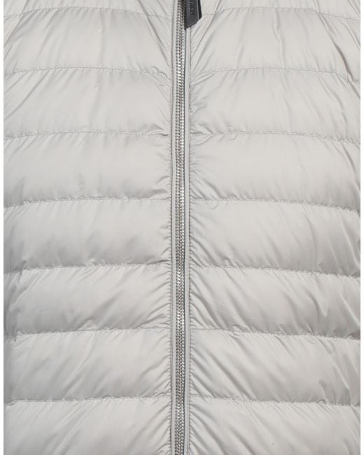 Woolrich Gray Puffer Polyester, Wool for men