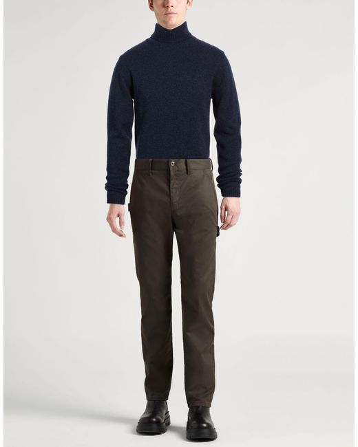 Daniele Fiesoli Blue Turtleneck Merino Wool for men