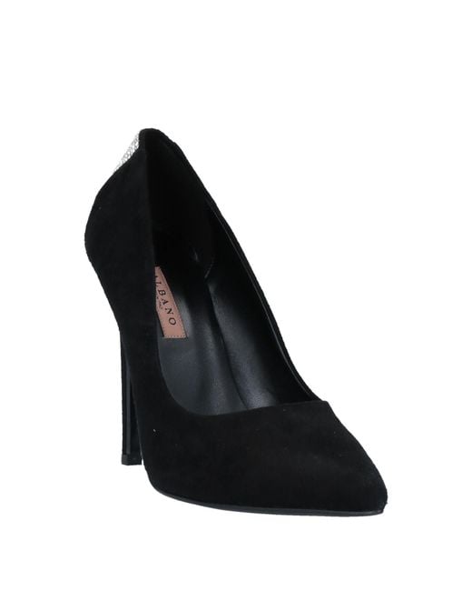 Albano Black Pumps Soft Leather