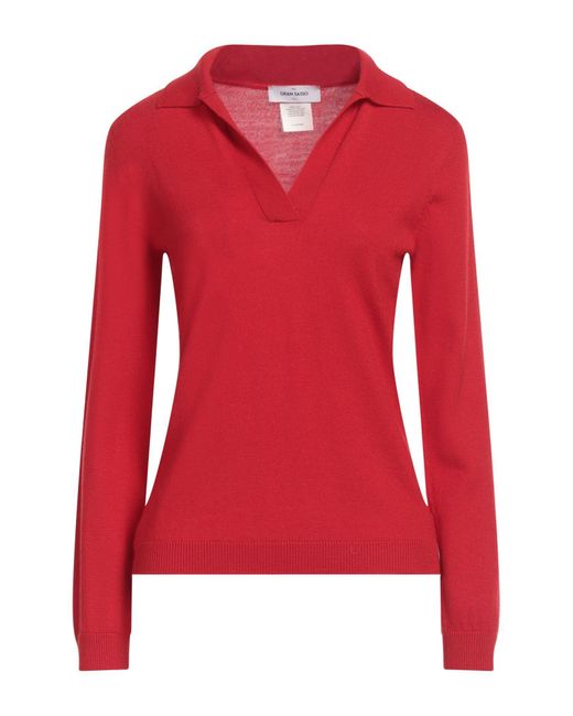 Gran Sasso Red Jumper