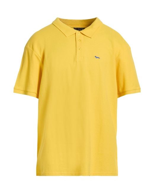 Harmont & Blaine Yellow Polo Shirt Cotton for men