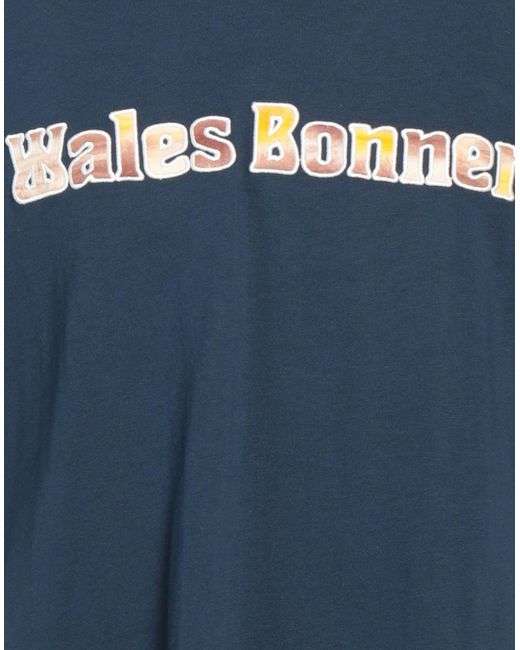 Wales Bonner T-shirts in Blue für Herren
