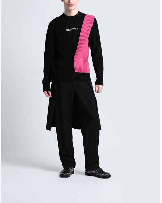 Pullover di Karl Lagerfeld in Black da Uomo