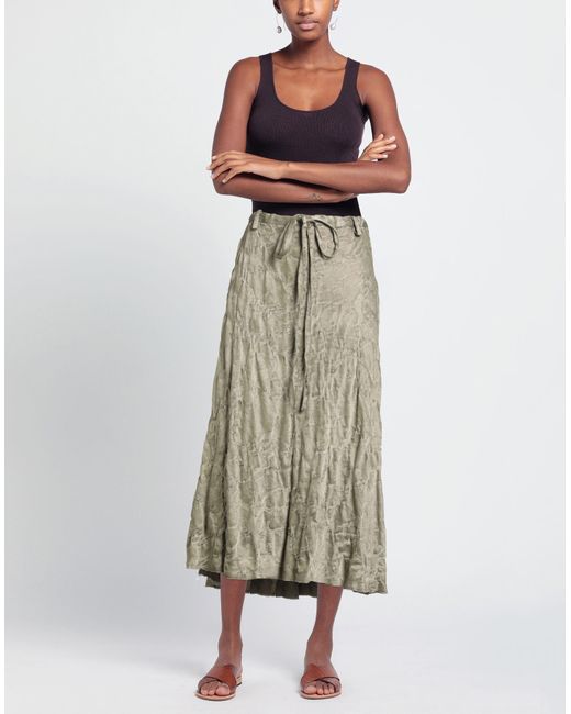 Masnada Multicolor Midi Skirt