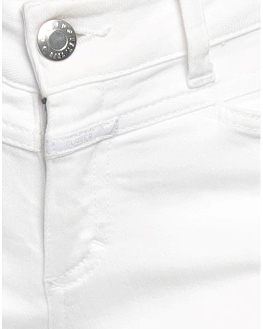 Closed White Cropped Jeans