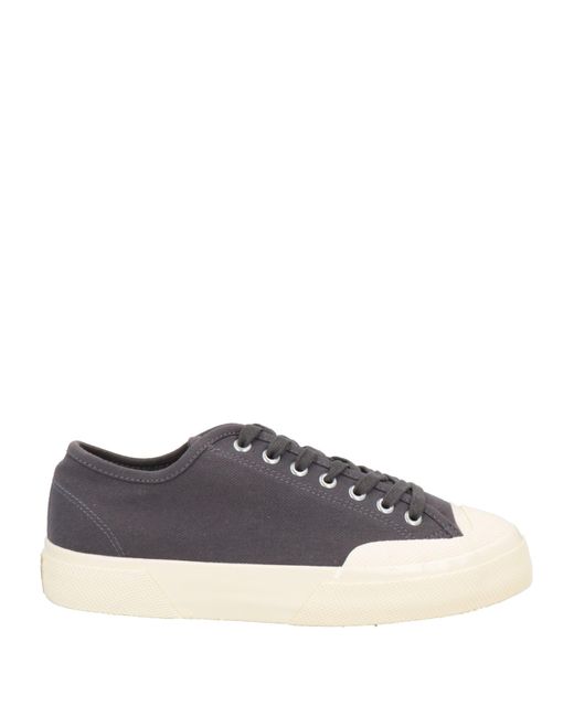 Superga Gray Charcoal Sneakers Textile Fibers