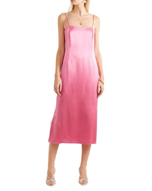 Adam Lippes Pink Midi Dress