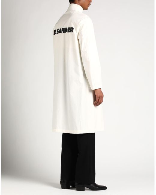 Jil Sander White Overcoat & Trench Coat for men