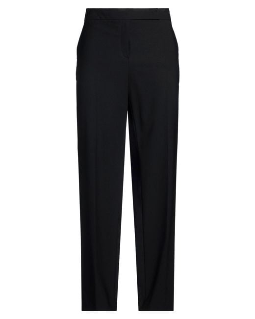 Windsor. Black Pants Virgin Wool, Elastane for men
