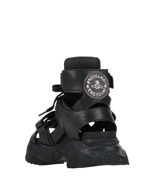 Vivienne Westwood Black Sandals Textile Fibers