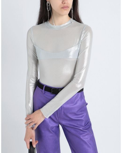 NOT AFTER TEN White Bodysuit Polyamide, Elastane