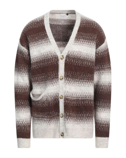 Pop Trading Co. Brown Cardigan Acrylic, Polyamide, Wool, Mohair Wool for men