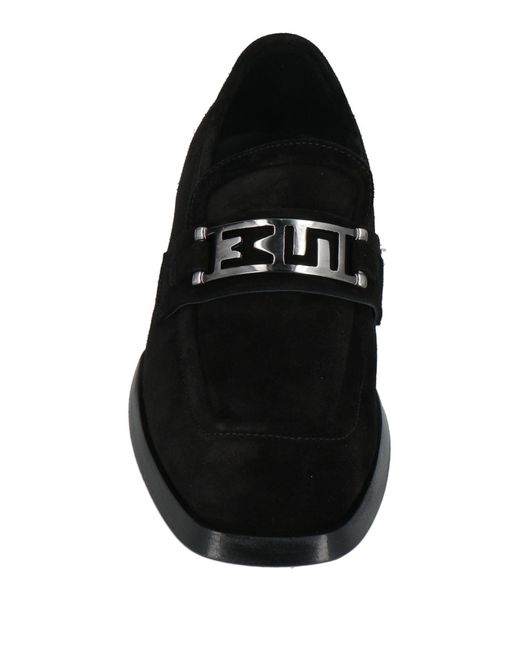 MICH SIMON Black Loafers Leather for men