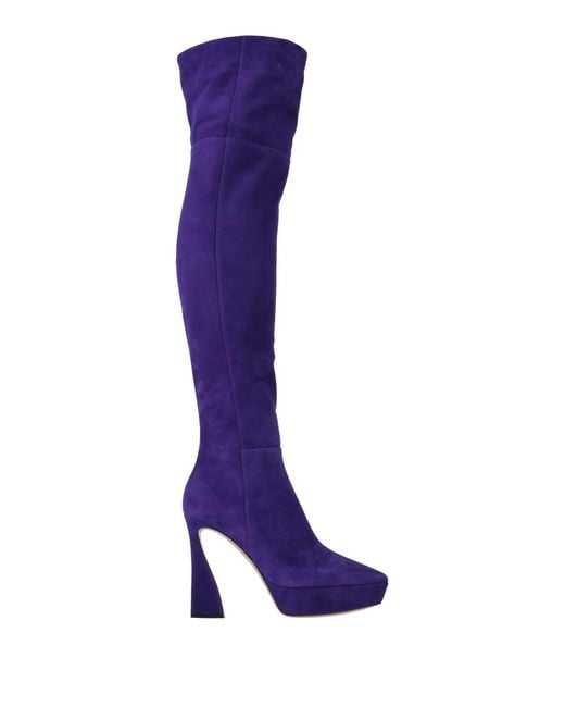 Gianvito Rossi Purple Stiefel