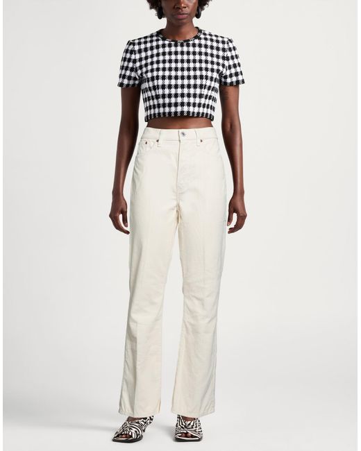 Re/done White Trouser