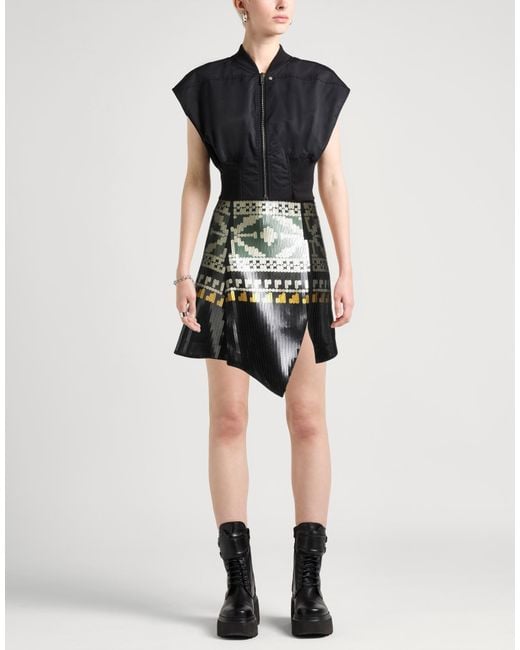 Sacai Black Mini Skirt Polyester