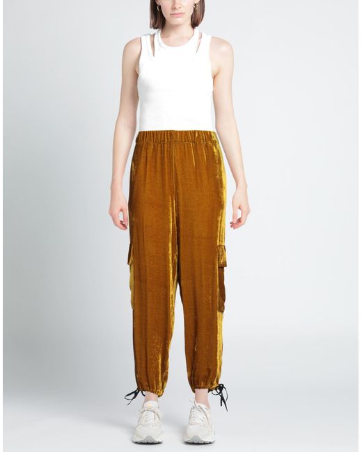Erika Cavallini Semi Couture Brown Trouser