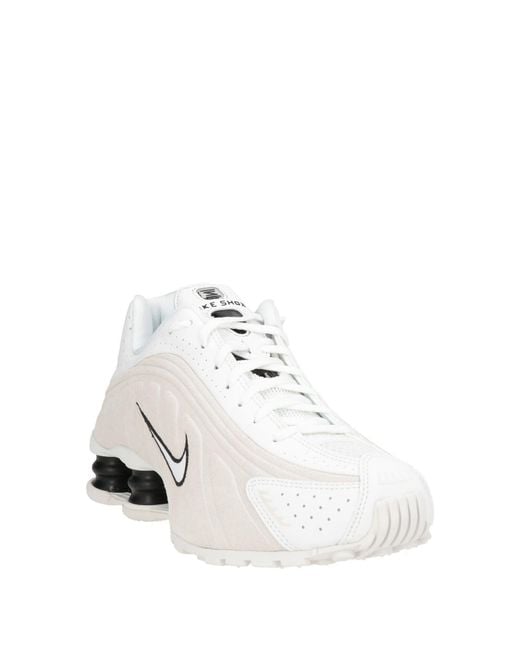 Nike Natural Sneakers Leather, Synthetic Material