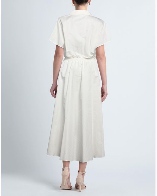 Fedeli White Maxi Dress