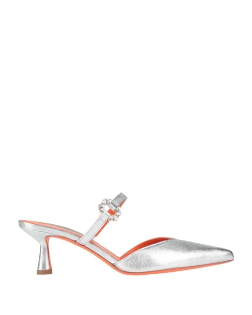 Aldo Castagna Metallic Mules & Clogs