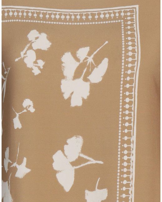 1 One Natural Camel Top Viscose, Elastane