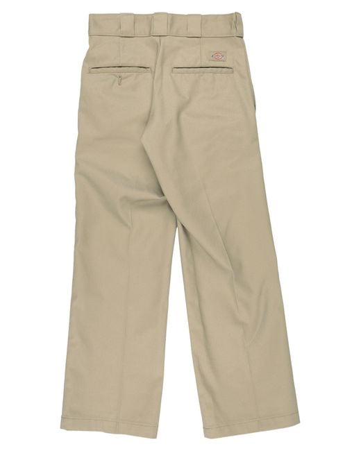 Dickies Natural Pants Polyester, Cotton for men