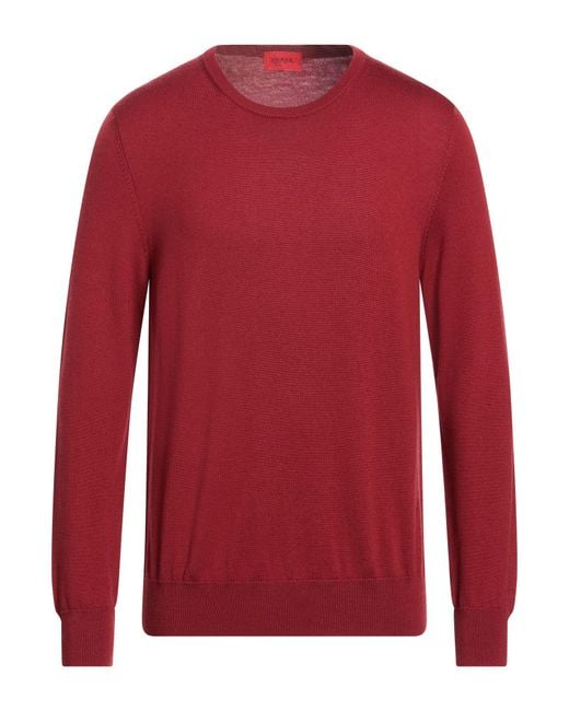 Pullover Isaia pour homme en coloris Red