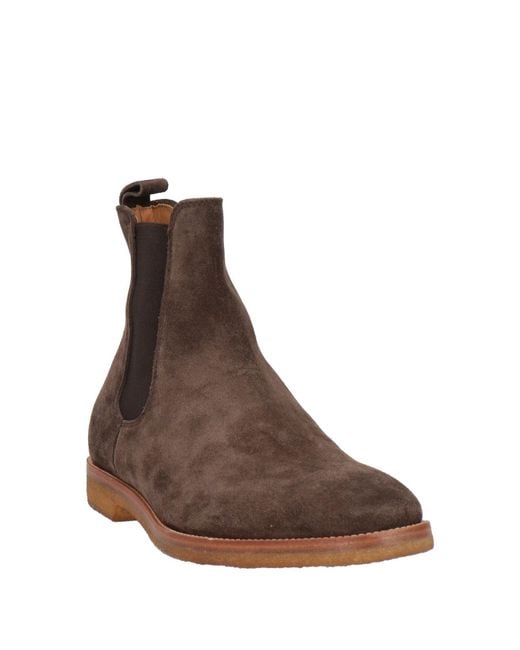 UNCONVENTIONAL ROYAL Brown Ankle Boots for men