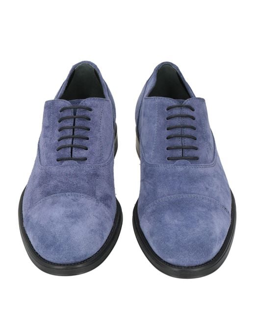 Tod's Blue Lace-Up Shoes for men