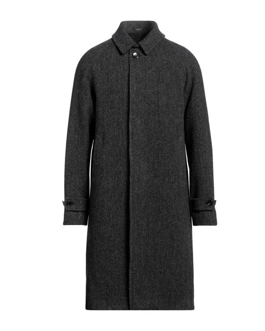 Manteau long BRERAS Milano pour homme en coloris Noir | Lyst
