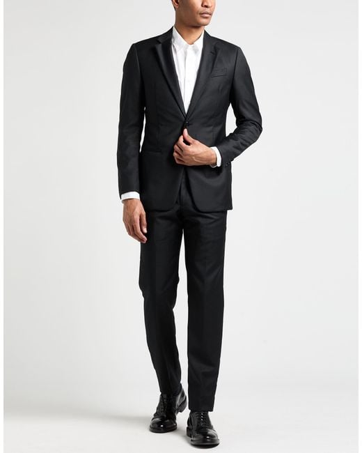 Emporio Armani Black Suit for men