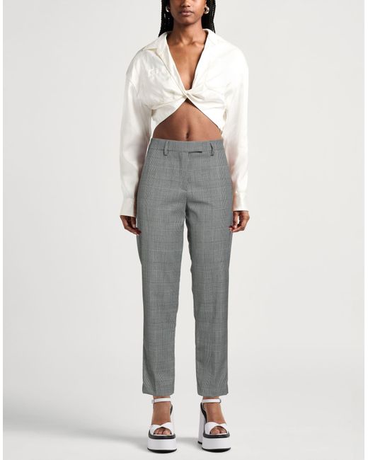 True Religion Gray Pants Polyester, Virgin Wool, Elastane, Textile Fibers