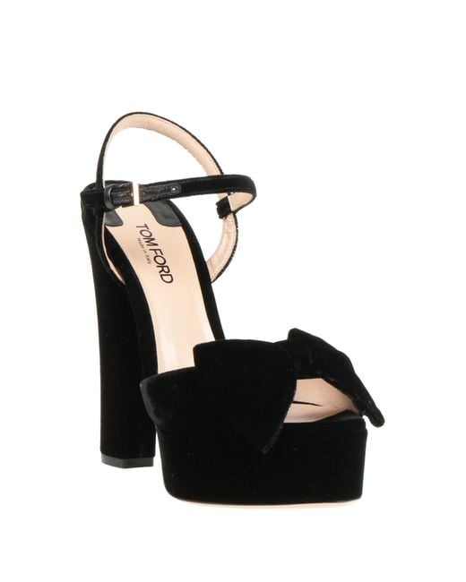 Tom Ford Black Sandals Viscose