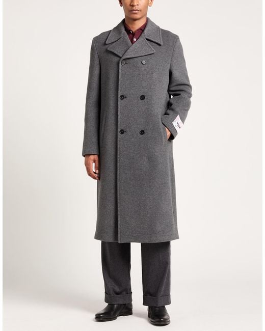 MSGM Gray Coat for men