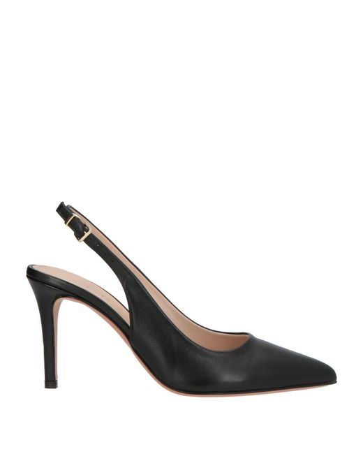 Albano Black Pumps Calfskin