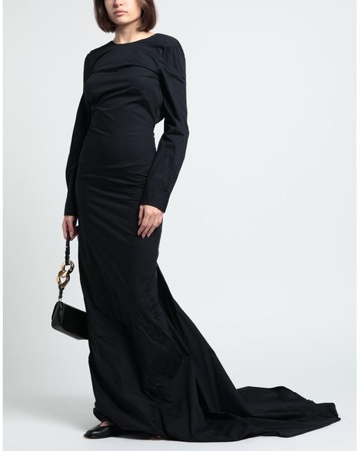 Ann Demeulemeester Black Maxi Dress