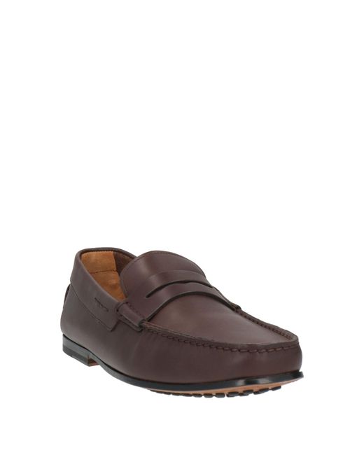 TF SPORT Brown Chocolate Loafers Leather for men