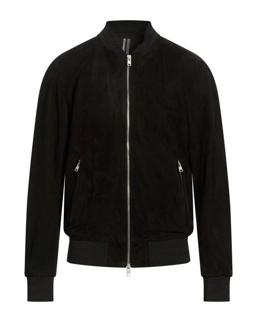 DFOUR® Black Jacket Leather for men