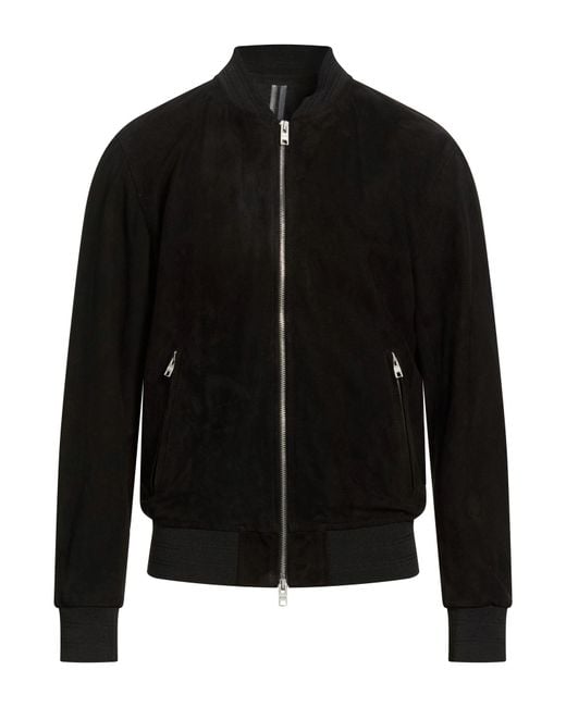 DFOUR® Black Jacket Leather for men