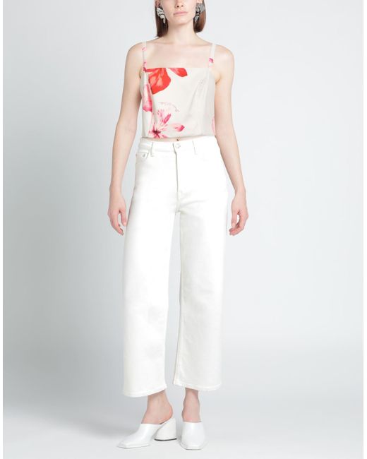 Giulia N Couture Pink Top Polyester, Elastane