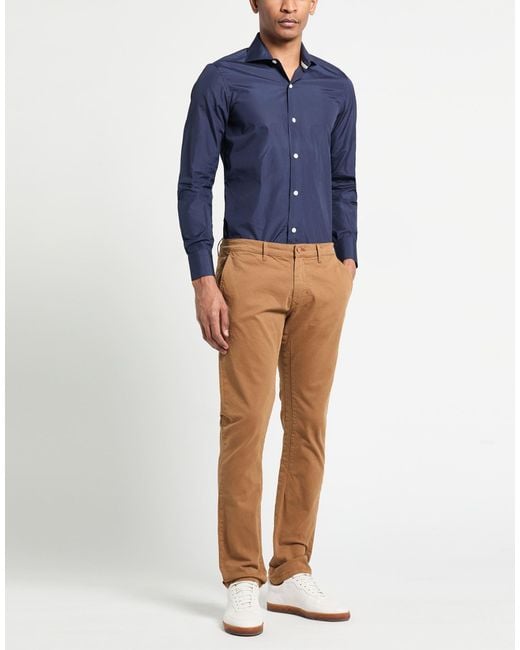 Daniele Alessandrini Brown Pants for men