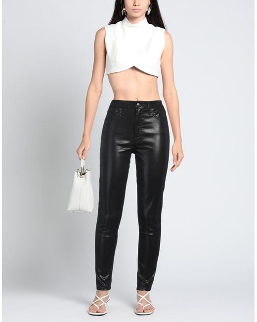 Rag & Bone Black Jeans Cotton, Polyester, Elastane