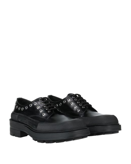 Alexander McQueen Black Lace-up Shoes for men