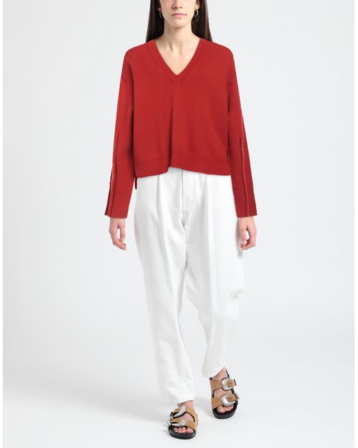 Loulou Studio Red Pullover