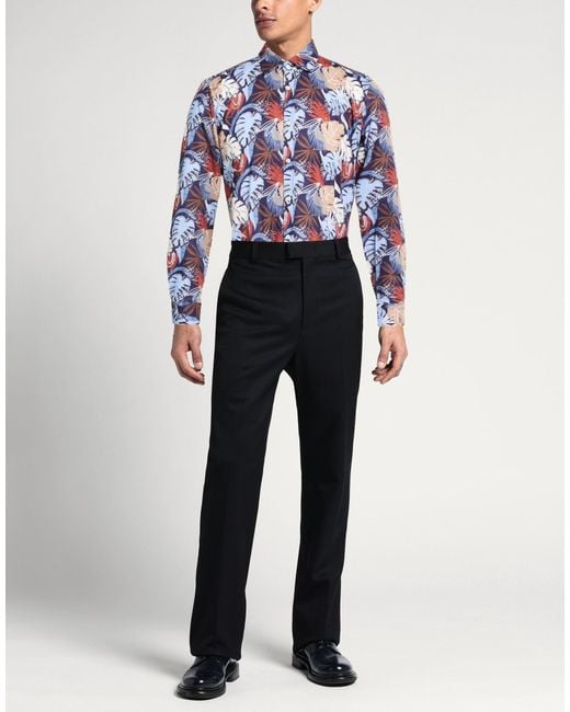 GMF 965 Blue Shirt Cotton for men