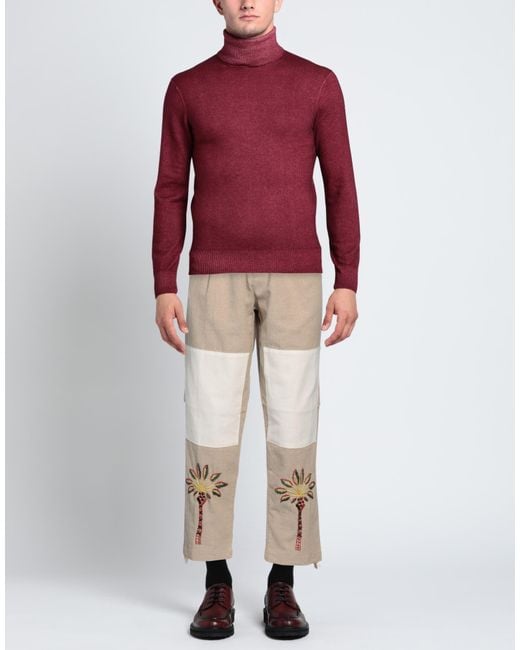 White Sand Natural Pants for men