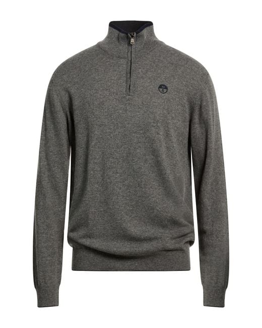 North Sails Gray Sweater Polyamide, Viscose, Wool, Cashmere for men