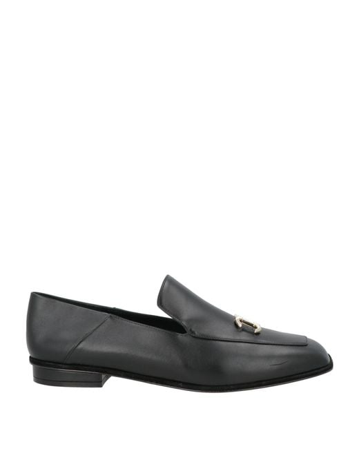 Ferragamo Gray Loafers Calfskin