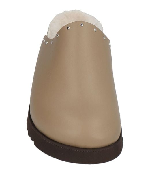 Scholl Brown Mules & Clogs Leather